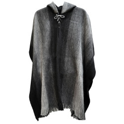 "Chacaltaya" Poncho with Hood - Extra large