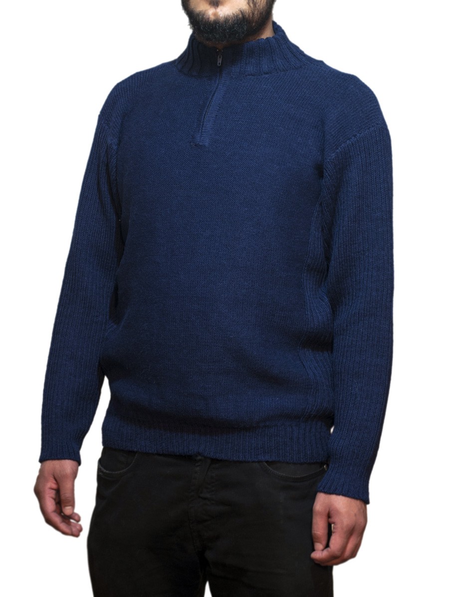 pullover with zipper