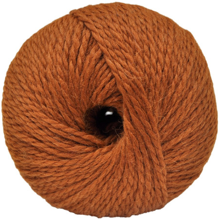 Alpaca and Sheep Wool - Rusty orange - 100 gr.