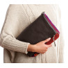 Aguayo and llama leather shoulder bag