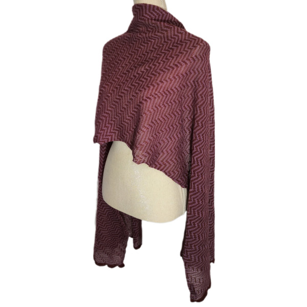 Geometric scarf stole - 100% Alpaca FS
