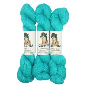 Turquoise – Baby Llama & Silk – 50 g / 219 yd.