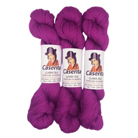 Magenta Violet – Baby Llama & Silk – 50 g / 219 yd.