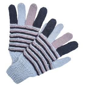 Size M - Colorful Gloves - Hand knitted