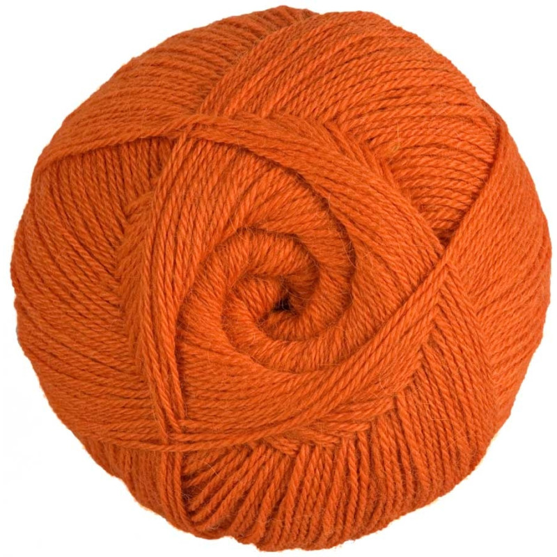 Pure Alpaca Wool - Orange - 100 gr.