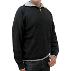 "Truck driver" Cardigan - Alpaca Wool