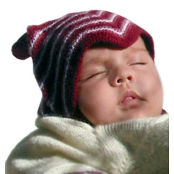 "Llama Hat" for baby - Alpaca Wool  