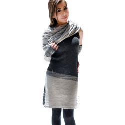 "Honeycomb" Dress - Alpaca 